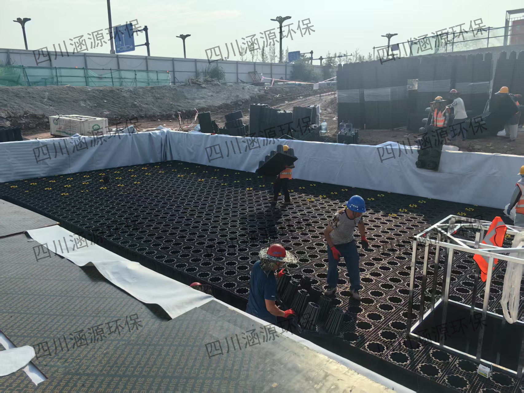 民航科技創(chuàng)新示范區(qū)一期項(xiàng)目PP模塊雨水回用系統(tǒng)